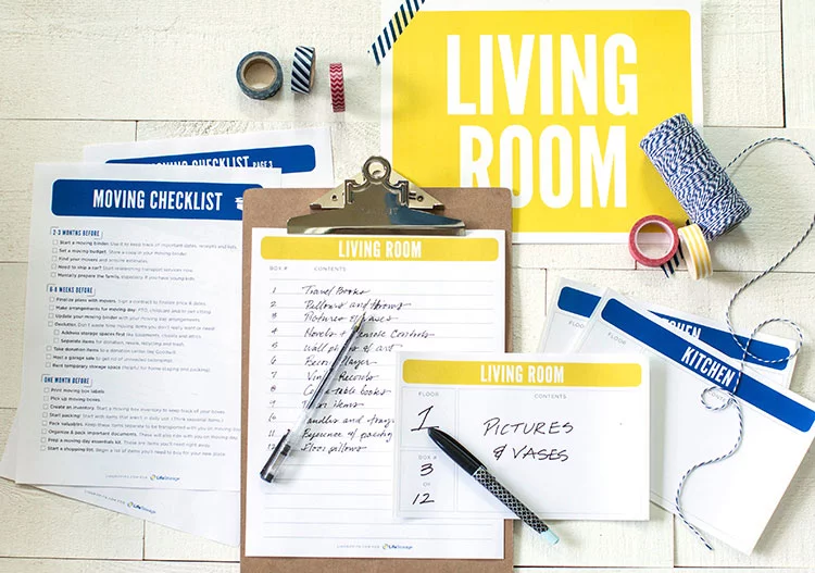 Life Storage Moving Printables Kit by Lia Griffith