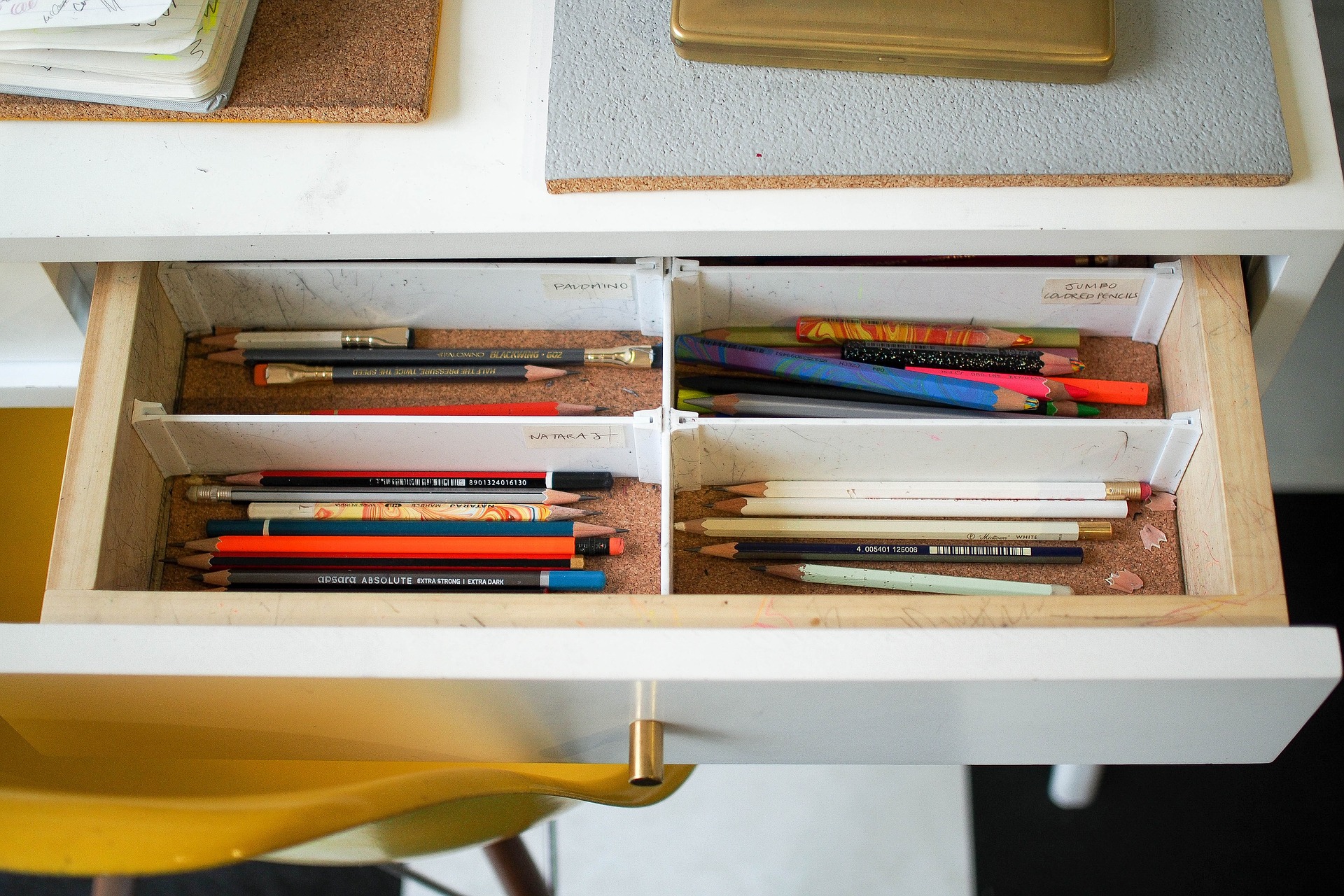 Organize and store your items in drawers