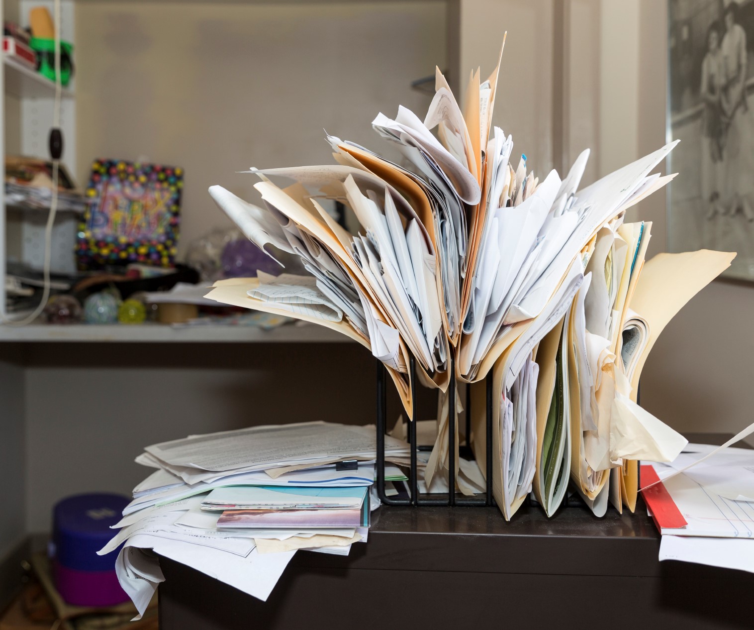 Use a Professional Organizer if You Have Too Much Paperwork