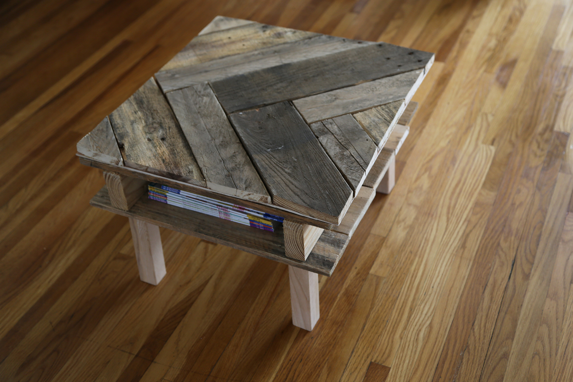 How to Make a DIY Pallet Coffee Table for Under $25