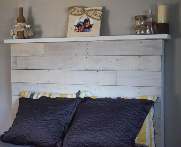 How To Make Your Own Diy Pallet Headboard, Pallet Bed Headboard Diy