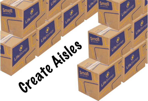 storing moving boxes