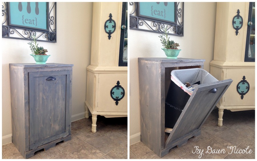 12 Easy Garbage Can Storage Ideas to Disguise Trash