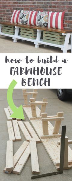 How to Build a Farmhouse Bench