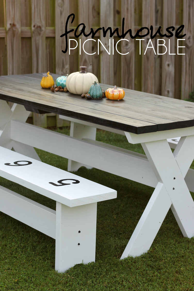 How much does it cost to build a picnic table How To Build A Farmhouse Picnic Table