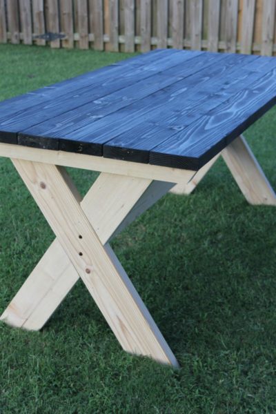 How To Build A Farmhouse Picnic Table, How To Build Picnic Table Legs