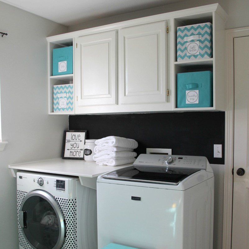 Laundry Room Makeover for Under $100