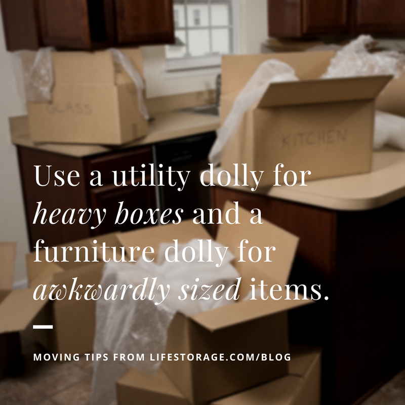 tips for moving large items