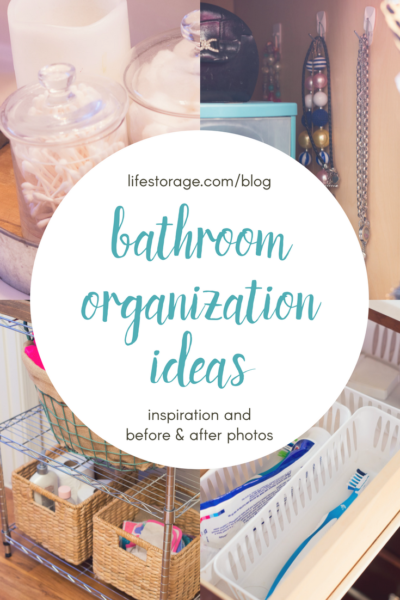 Bathroom Organization Ideas: inspiration and before and after photos