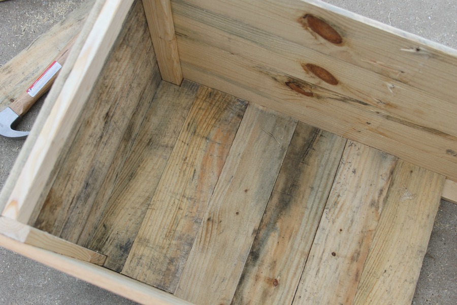 custom cut wooden crate bottom