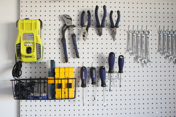 How To Organize Tools With A Garage, How To Hang Garden Tools On Pegboard