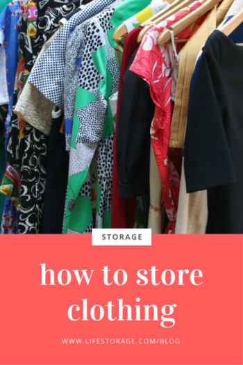 clothing storage for seasonal clothes and baby clothes