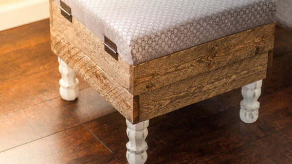 This Beautiful Diy Storage Ottoman Will, Small Wooden Footstool With Storage