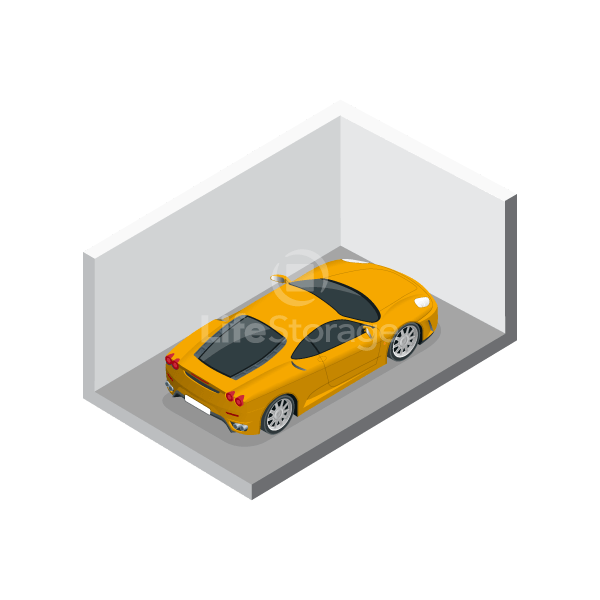 Compact Car Storage Parking Space - Indoors