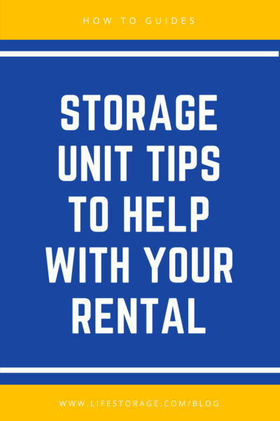 Storage unit tips