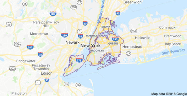 what part of jersey is close to nyc