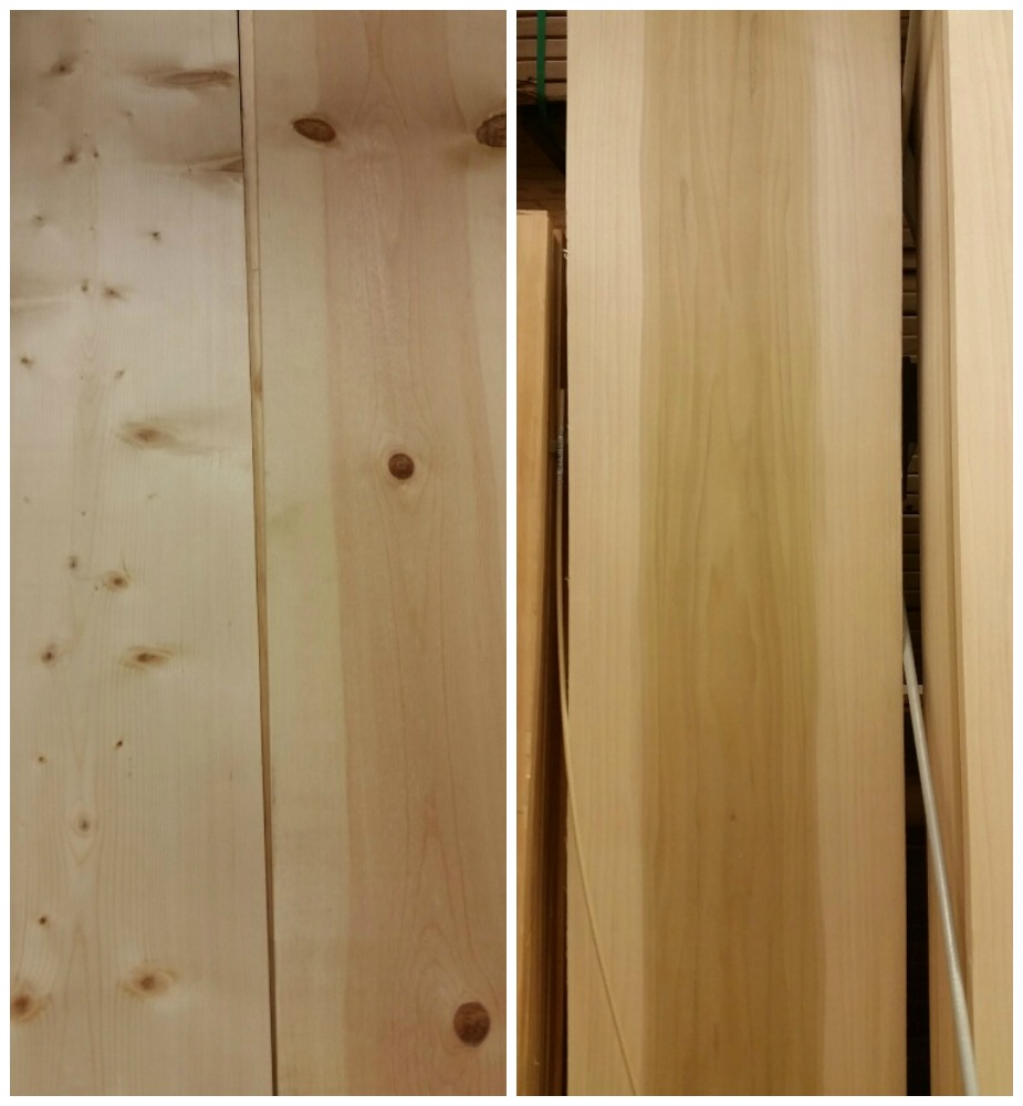 How to build DIY kitchen shelves - Premium vs standard pine wood boards