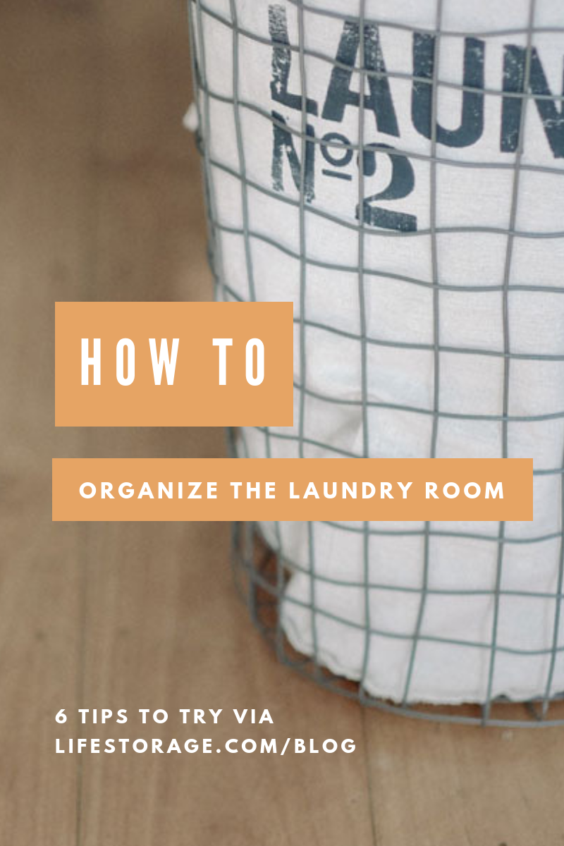 How to Organize a Laundry Room Pin