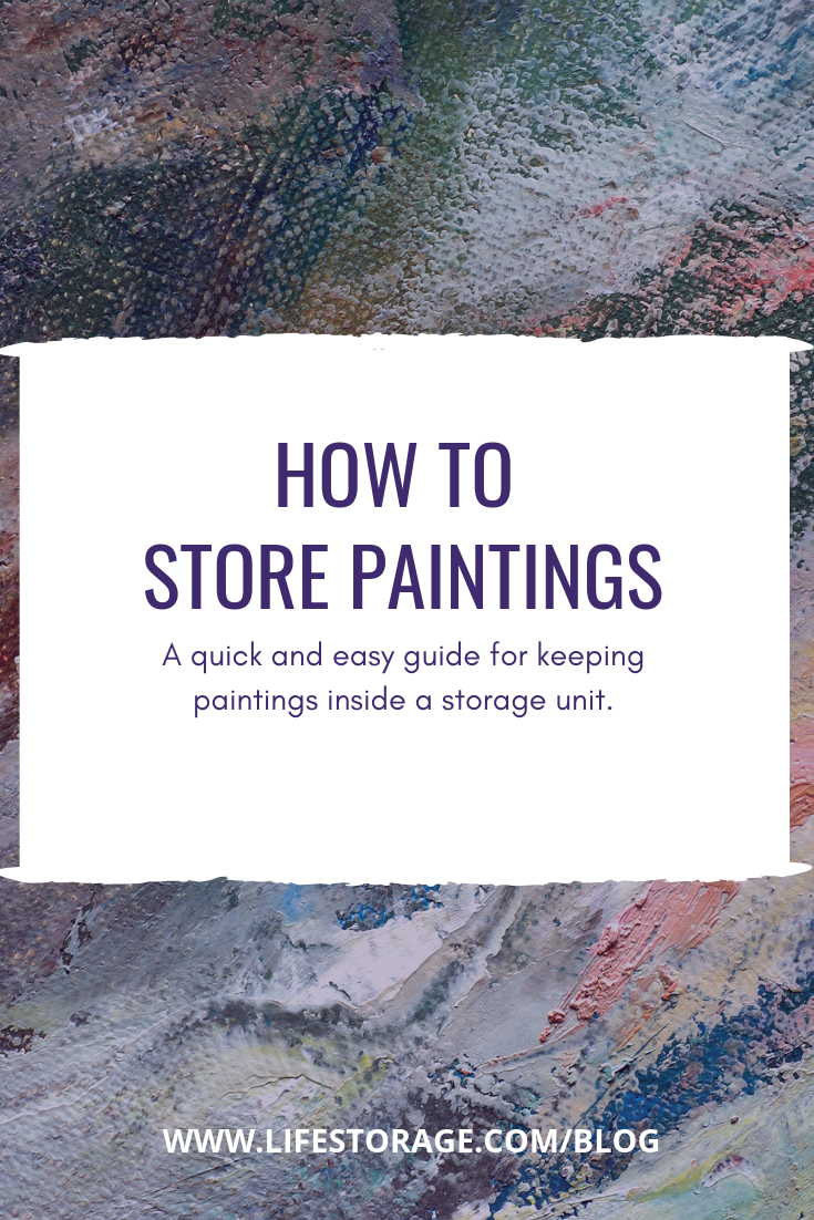 how to store paintings