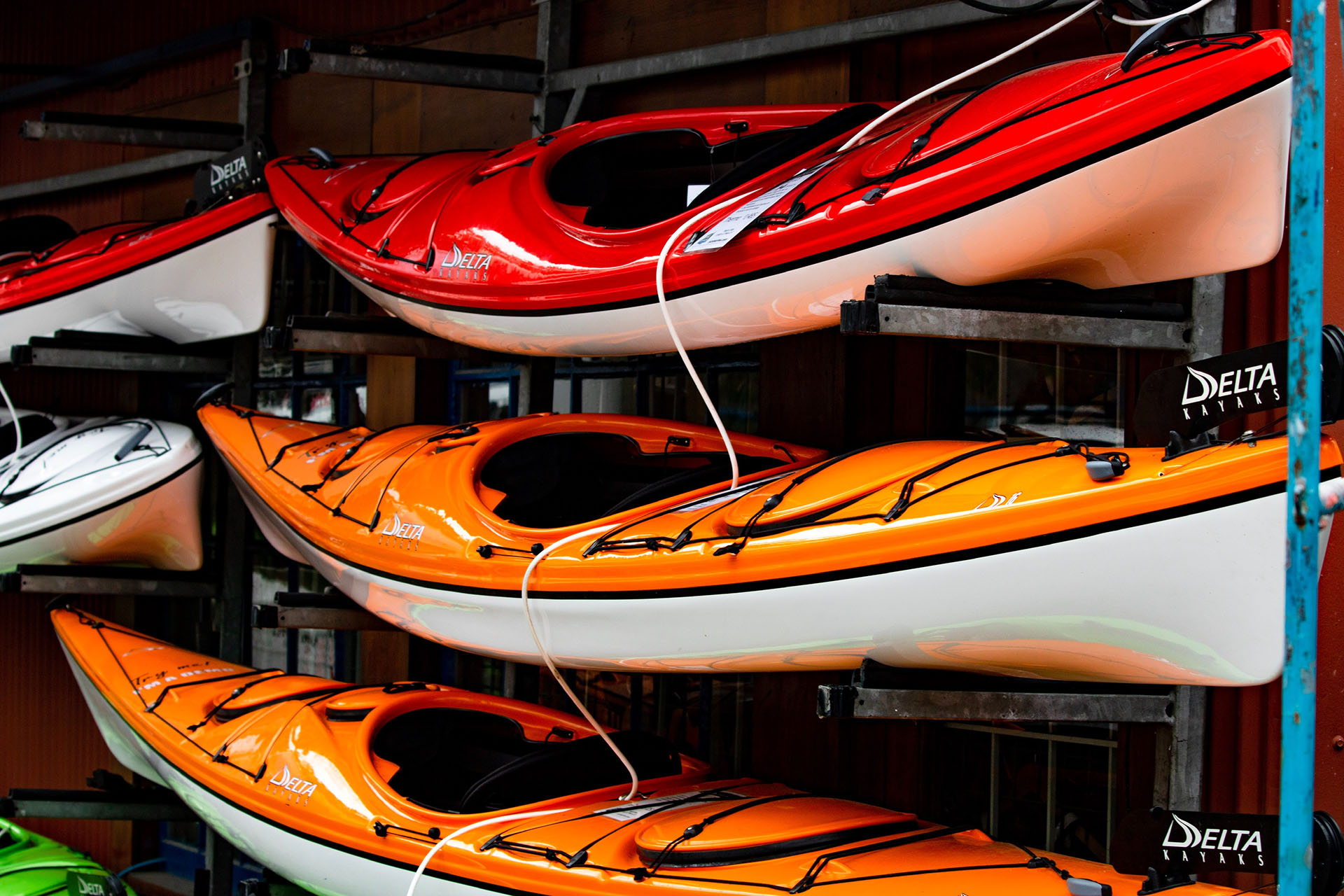 storing kayaks